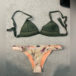 Triangl Bikini Set size small top and bottom